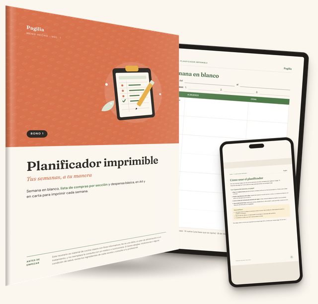 Portada del bono 1: Planificador imprimible
